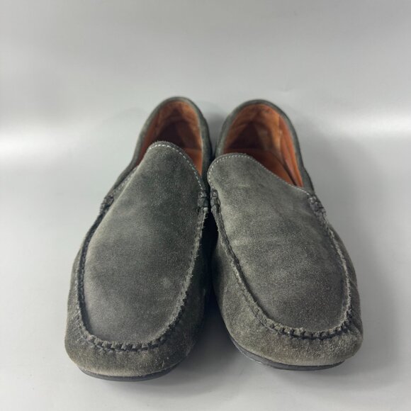 FRYE Men\'s Gray Suede Allen Venetian Loafers, Size11 D main image 12